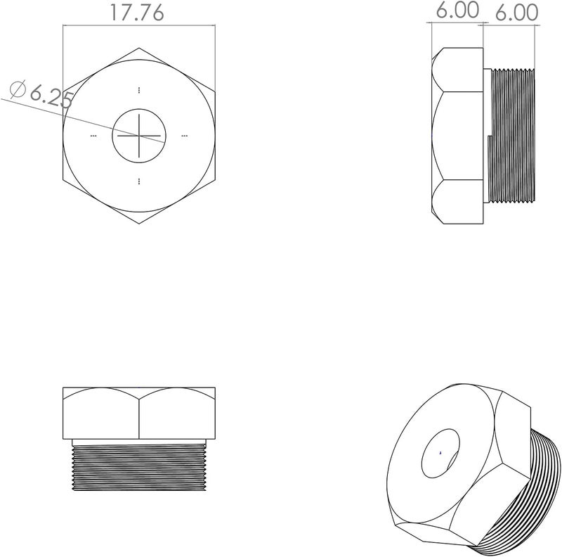 CORWIN Store M6 Extended Rivet Nut Gun Mandrels and Nosepiece Set, Specifically Designed for Installing Pre-bulbed Rivet Nuts and Similar Threaded Inserts Multi-Grip - Image 5